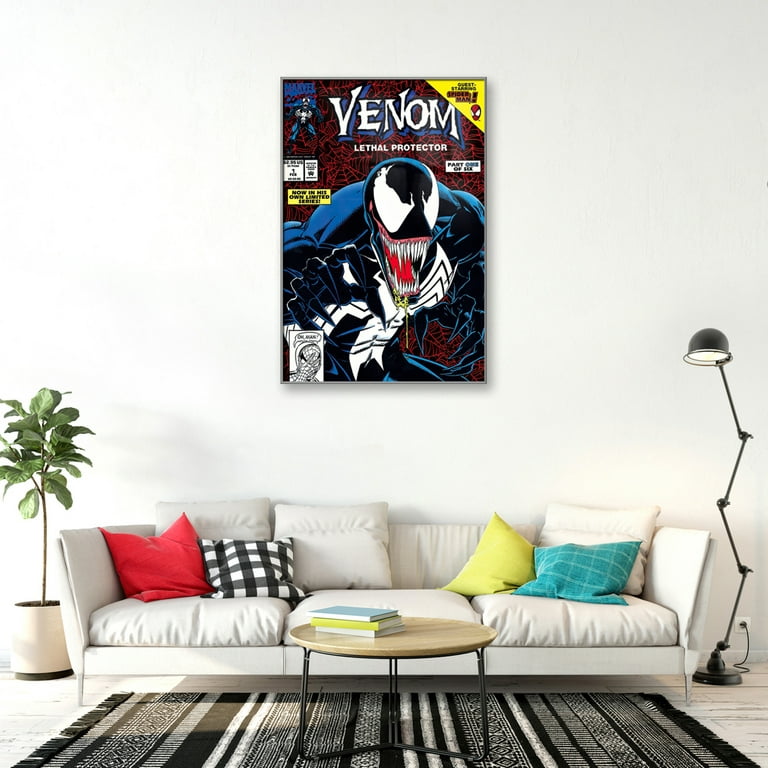 living wall decor  comics venom art poster 
